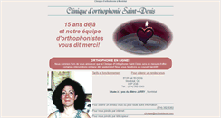 Desktop Screenshot of orthostdenis.com